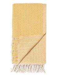 Samimi Chusta hammam "Damla" w kolorze musztardowym - 180 x 100 cm rozmiar: onesize. Żółte chusty damskie Samimi, bez wzorów, z bawełny. Za 52.99 zł.