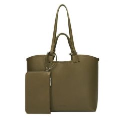 Torebka GINO ROSSI. Brązowe shopper bag Gino Rossi, bez wzorów, bez dodatków. Za 167.99 zł.