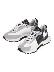 Pepe Jeans FOOTWEAR Sneakersy "Archer" w kolorze szaro-białym rozmiar: 39. Białe obuwie sportowe damskie Pepe Jeans FOOTWEAR, z jeansu, bez zapięcia. Za 242.70 zł.