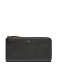 Furla Portfel Goccia L Zip Around WP00471 BX3036 KH O6000 Czarny. Czarne portfele damskie Furla, bez wzorów, ze skóry. Za 609.99 zł.