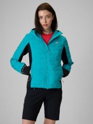 Kurtka trekkingowa 4F PRO z Primaloft Silver damska 4F 4FWSS26TDJAF0850. Niebieskie kurtki damskie 4F, l, bez wzorów, z materiału, bez kaptura. Za 229.99 zł.