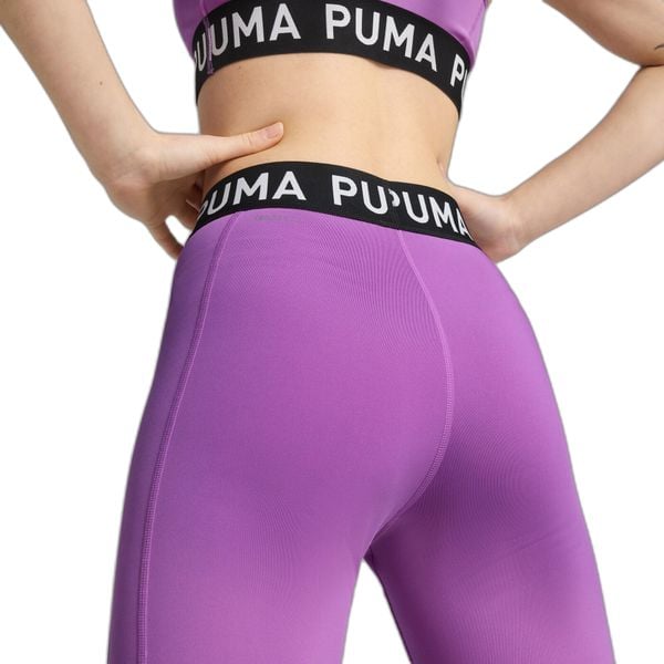 Damskie legginsy Puma Strong. Fioletowe legginsy damskie Puma, l, bez wzorów, z materiału, z podwyższonym stanem, do biegania. Za 159.00 zł.
