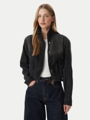 Adidas Kurtka jeansowa KD3918 Czarny Regular Fit. Czarne kurtki damskie Adidas, xs, bez wzorów, z bawełny, bez kaptura. Za 449.99 zł.