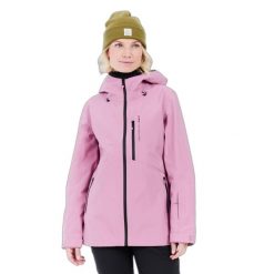 Damska kurtka narciarska Protest Dyna 3L. Czerwone kurtki damskie Protest, na zimę, l, bez wzorów, bez kaptura. W wyprzedaży za 995.00 zł.