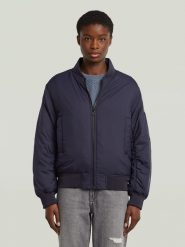 G-Star Kurtka w kolorze granatowym rozmiar: XXS. Niebieskie kurtki damskie G-Star, xxs, bez wzorów, z poliamidu, bez kaptura. Za 310.38 zł.