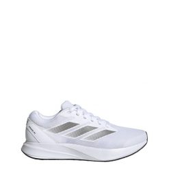 Buty Duramo RC. Białe obuwie sportowe damskie Adidas, bez zapięcia, do biegania. W wyprzedaży za 199.20 zł.