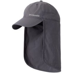 Czapka z daszkiem dla dorosłych Schooner Bank II Cap. Czarne czapki z daszkiem damskie Columbia, na lato, bez wzorów, z materiału. Za 119.99 zł.