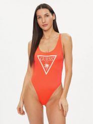 Guess Strój kąpielowy E4GJ48 MC044 Pomarańczowy. Brązowe stroje jednoczęściowe Guess, z aplikacjami, z syntetyku. Za 459.99 zł.