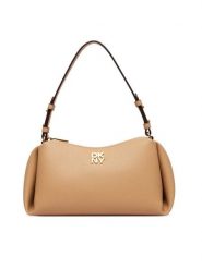 DKNY Torebka Remy R423AE54 Beżowy. Brązowe torebki klasyczne damskie DKNY, ze skóry, bez dodatków. Za 439.99 zł.