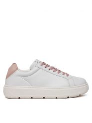 LOVE MOSCHINO Sneakersy JA15174G1MIA310C Biały. Białe obuwie sportowe damskie Love Moschino, ze skóry, bez zapięcia. Za 669.99 zł.