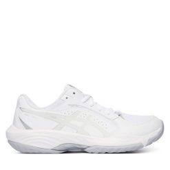Buty halowe Asics. Białe obuwie sportowe casual damskie Asics, bez zapięcia. Za 369.99 zł.