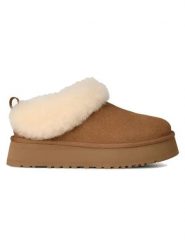 UGG Skórzane botki "Tazzelle" w kolorze jasnobrązowym rozmiar: 38. Brązowe botki damskie Ugg, ze skóry, bez obcasa, bez zapięcia. Za 674.44 zł.