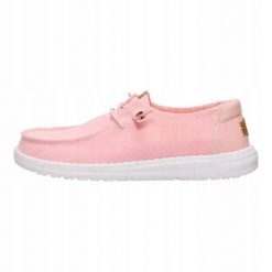 HeyDude Damskie Mokasyny Wendy Chambray Grid. Białe mokasyny damskie Hey dude, z materiału, bez obcasa. Za 289.00 zł.