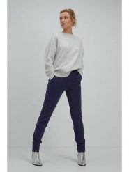 Josephine & Co Spodnie w kolorze granatowym rozmiar: 38. Niebieskie spodnie materiałowe damskie Josephine & Co, bez wzorów, z materiału. Za 188.85 zł.