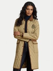 LAUREN RALPH LAUREN Kurtka przejściowa Crested 3/4 Quilt 297P18059002 Beżowy Regular Fit. Brązowe kurtki damskie Lauren Ralph Lauren, xxl, bez wzorów, z syntetyku, bez kaptura. Za 1,799.00 zł.