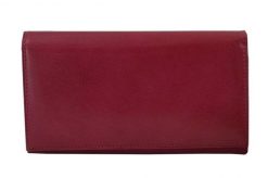 Portfel skórzany BARBERINI'S fuksja 8136-14. Czerwone portfele damskie Barberinis, bez wzorów, ze skóry. Za 169.99 zł.