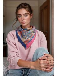 Lucky Bees Chusta ze wzorem - 50 x 50 cm rozmiar: onesize. Chusty damskie Lucky Bees, bez wzorów, z materiału. Za 52.42 zł.