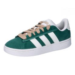 Buty adidas Grand Court Alpha w kolorze Taupe. Brązowe obuwie sportowe treningowe Adidas, ze skóry, trekkingowe. Za 383.00 zł.