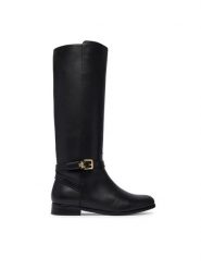 LAUREN RALPH LAUREN Oficerki Brooke II Calfskin Tall Boot 802974383004 Czarny. Czarne kozaki damskie Lauren Ralph Lauren, ze skóry, bez obcasa, na płaskiej podeszwie, bez zapięcia. Za 1,299.00 zł.