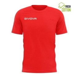 Czerwony T-shirt Givova Rozmiar M - Niezrównany Komfort. Czerwone t-shirty damskie Givova, m, bez wzorów, z bawełny, bez kołnierzyka. Za 184.99 zł.