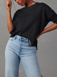 LA Angels Sweter w kolorze czarnym rozmiar: L. Czarne swetry klasyczne damskie LA Angels, l, bez kołnierzyka. Za 135.95 zł.