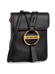 LOVE MOSCHINO Torebka JC4079PP1BLM0000 Czarny. Czarne torebki klasyczne damskie Love Moschino, ze skóry, bez dodatków. Za 839.99 zł.