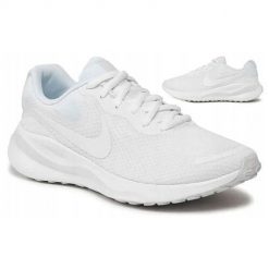 Buty Damskie Sportowe Nike W Revolution 7. Białe obuwie sportowe damskie Nike, do biegania. Za 233.20 zł.
