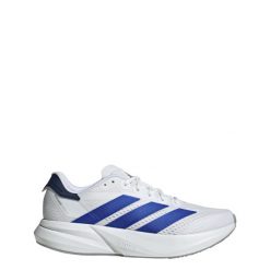 Buty Duramo Speed 2 Running. Białe obuwie sportowe damskie Adidas, z materiału, bez zapięcia, do biegania. Za 383.00 zł.