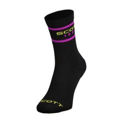 Skarpety SCOTT Retro Casual Crew 3. Czarne skarpetki damskie Scott, bez wzorów, z bawełny. Za 83.99 zł.