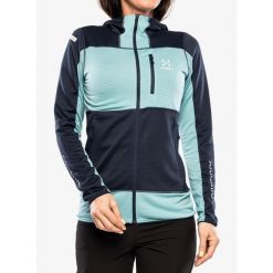 Bluza z kapturem damska Haglofs L.I.M Mid Fast Hood. Niebieskie bluzy damskie Haglöfs, l, bez wzorów, z kapturem. Za 549.99 zł.