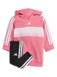 Adidas Komplet bluza i legginsy Seasonal Essentials Tiberio 3-Stripes JC7501 Różowy Slim Fit. Czerwone bluzy dziewczęce Adidas, bez wzorów, z syntetyku, bez ramiączek, bez kaptura. Za 129.99 zł.