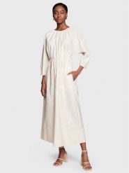 Liviana Conti Sukienka koktajlowa F3SK96 Écru Regular Fit. Sukienki damskie Liviana Conti, bez wzorów, z syntetyku, wizytowe, bez ramiączek. Za 3,589.00 zł.