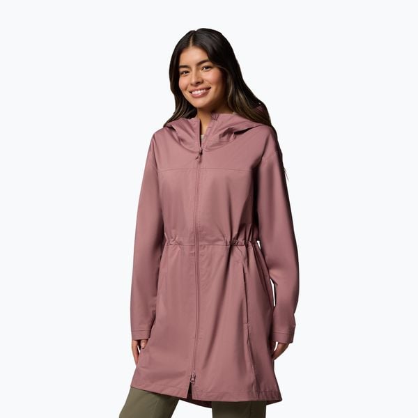 Kurtka softshell damska Columbia Weekend Adventure II Long Shell. Czerwone kurtki damskie Columbia, xs, bez wzorów, z softshellu, bez kaptura. Za 695.99 zł.