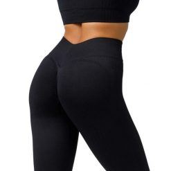 Legginsy treningowe damskie Carpatree Elite. Czarne legginsy damskie Carpatree, bez wzorów. Za 156.99 zł.