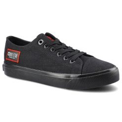 Czarne Trampki Big Star Modne Buty Damskie Półbuty. Czarne trampki damskie Big Star, z aplikacjami, bez zapięcia. Za 89.99 zł.
