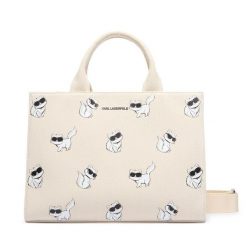 Torebka KARL LAGERFELD. Brązowe torebki klasyczne damskie KARL LAGERFELD, bez dodatków. Za 549.99 zł.