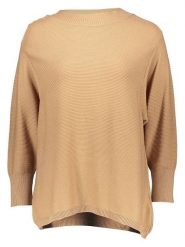 More & More Sweter w kolorze beżowym rozmiar: 46. Brązowe swetry klasyczne damskie More & More, bez kołnierzyka. Za 127.35 zł.
