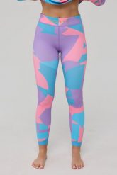 Damskie legginsy termoaktywne Del Mar. Czerwone legginsy damskie OOSC, m, bez wzorów, z materiału, na fitness i siłownię. Za 269.99 zł.