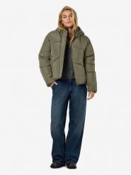 Noisy may Kurtka pikowana w kolorze khaki rozmiar: S. Brązowe kurtki damskie Noisy may, s, bez wzorów, bez kaptura. Za 122.38 zł.