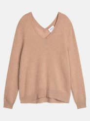 Perfect Cashmere Kaszmirowy sweter "Lova" w kolorze beżowym rozmiar: L. Brązowe swetry klasyczne damskie Perfect Cashmere, l, z kaszmiru, bez kołnierzyka. Za 347.99 zł.