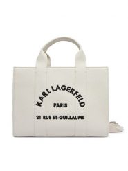 KARL LAGERFELD Torebka B1W30041 Biały. Białe torebki klasyczne damskie KARL LAGERFELD, ze skóry, bez dodatków. Za 849.99 zł.