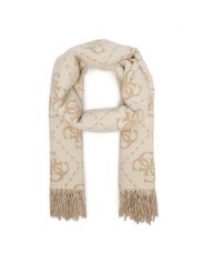 Guess Szalik AW5217 VIS03 Beżowy jasny. Brązowe szaliki damskie Guess, z aplikacjami. Za 234.99 zł.