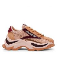 Steve Madden Sneakersy w kolorze beżowym rozmiar: 39. Brązowe obuwie sportowe damskie Steve Madden, bez zapięcia. Za 245.38 zł.