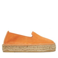 Espadryle Manebi. Brązowe espadryle damskie Manebi, bez wzorów, bez obcasa. Za 379.99 zł.