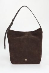 Torebka zamszowa Bucket Big Trittico PINKO. Torebki klasyczne damskie Pinko, z zamszu, zamszowe, bez dodatków. Za 1,979.00 zł.