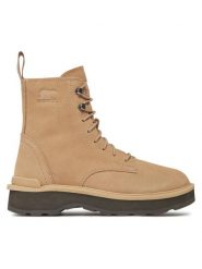 Sorel Botki Hi-Line™ Lace NL4879-262 Brązowy. Brązowe botki damskie Sorel, ze skóry, bez obcasa, na płaskiej podeszwie, bez zapięcia. Za 721.99 zł.