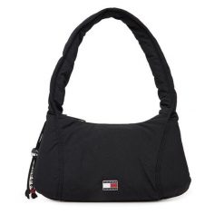 Torebka Tommy Jeans. Czarne torebki klasyczne damskie Tommy Jeans, z jeansu, bez dodatków. Za 369.99 zł.