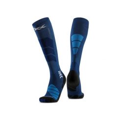 Skarpetki X-Socks Expert. Niebieskie skarpetki damskie X Socks, bez wzorów. Za 212.00 zł.