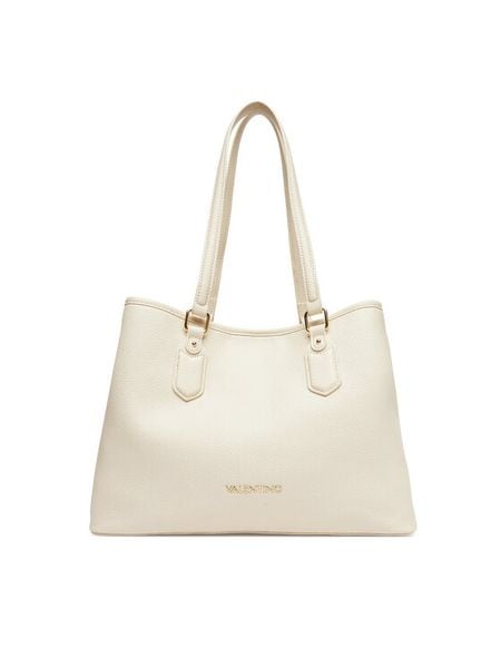 Valentino Torebka Brixton VBS7LX01 Écru. Torebki klasyczne damskie Valentino, ze skóry, bez dodatków. Za 389.99 zł.