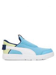 Puma Sneakersy Courtflex v3 SLIPTECH PS 399734 10 Niebieski. Niebieskie buty sportowe chłopięce Puma, z materiału, bez zapięcia. Za 169.99 zł.